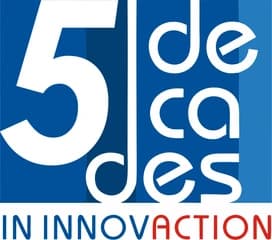 Logo 5 Decades in Innovation PT Bhirawa Steel