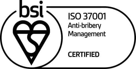 Tanda BSI ISO 37001 Anti-bribery Management Certified