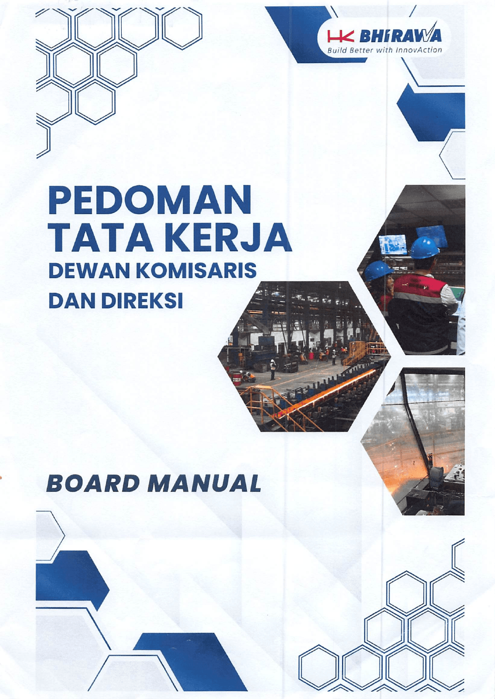 Sampul Pedoman Tata Kerja Dewan Komisaris dan Direksi